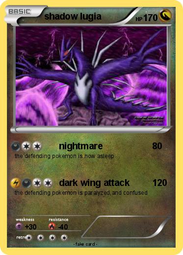 Pokemon shadow lugia