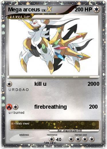 Pokemon Mega arceus