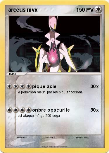 Pokemon arceus nivx