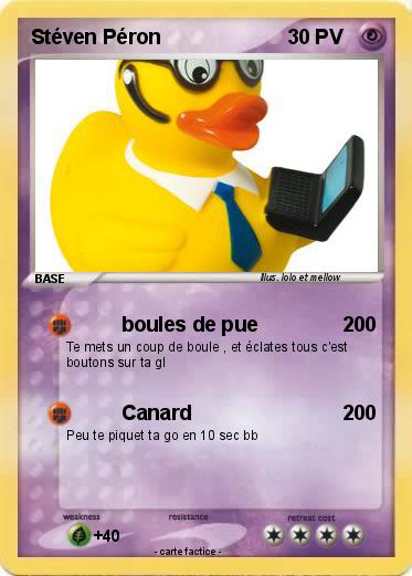 Pokemon Stéven Péron