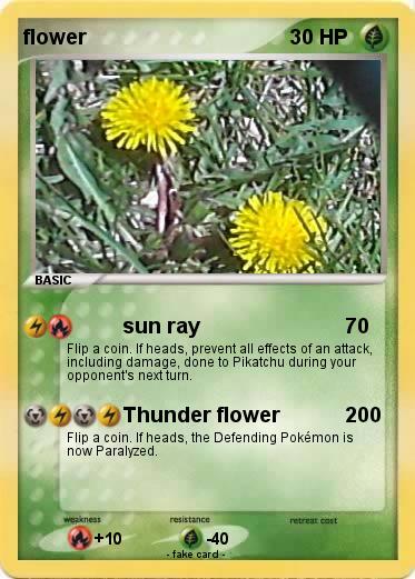 Pokemon flower