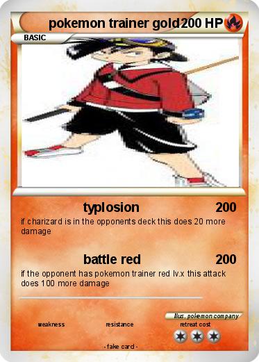Pokemon pokemon trainer gold