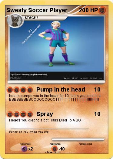 Pokemon Sweaty Soccer Player