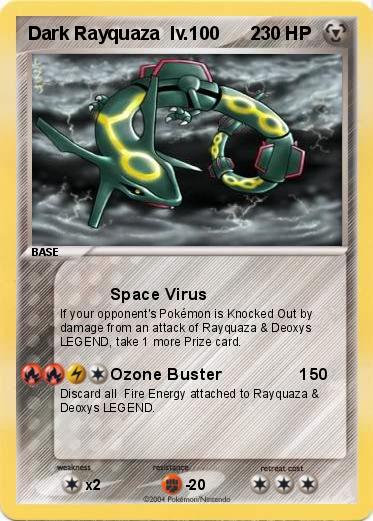 Pokemon Dark Rayquaza  lv.100      2