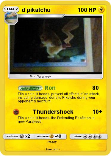Pokemon d pikatchu