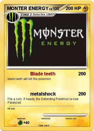 Pokemon MONTER ENERGY