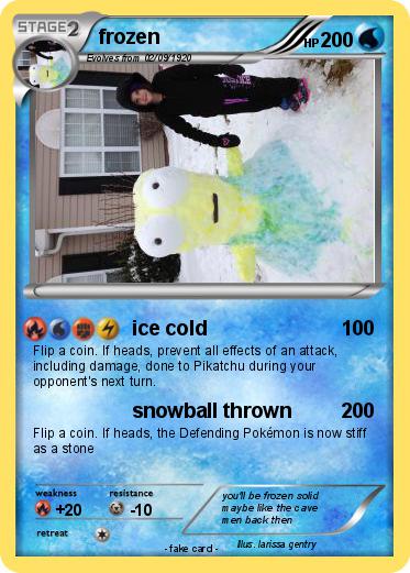 Pokemon frozen