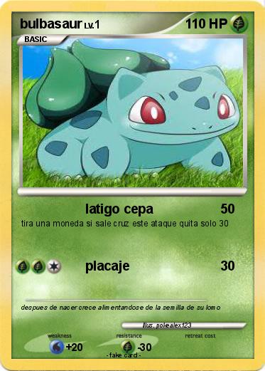Pokemon bulbasaur