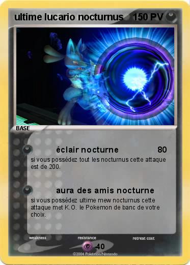 Pokemon ultime lucario nocturnus