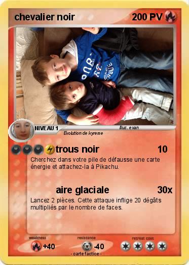 Pokemon chevalier noir