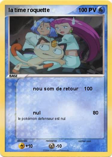 Pokemon la time roquette