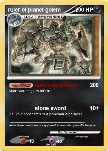 Pokemon ruler of planet golem