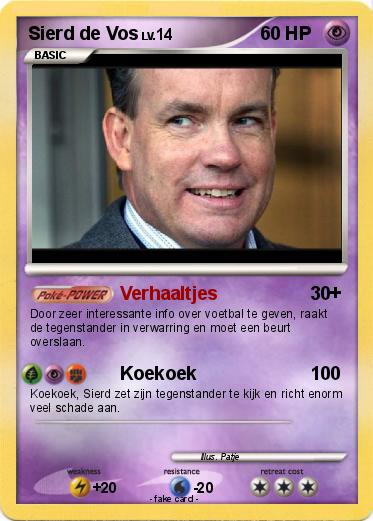 Pokemon Sierd de Vos