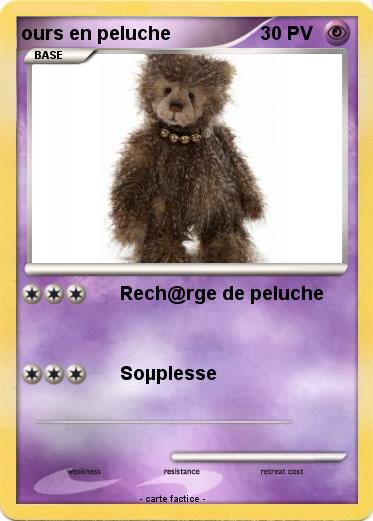 Pokemon ours en peluche
