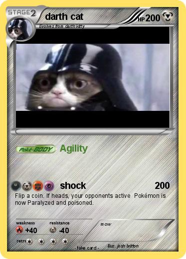 Pokemon darth cat