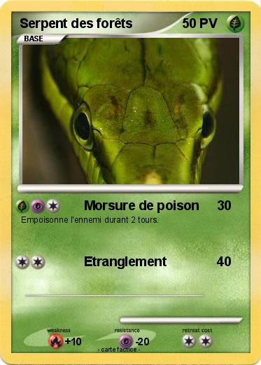 Pokemon Serpent des forêts