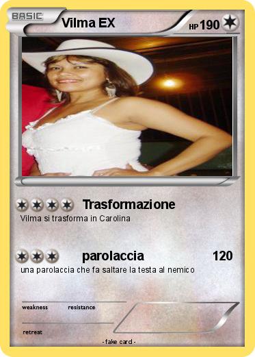 Pokemon Vilma EX