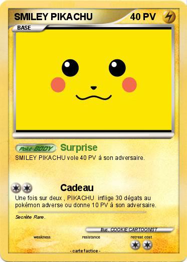 Pokemon SMILEY PIKACHU