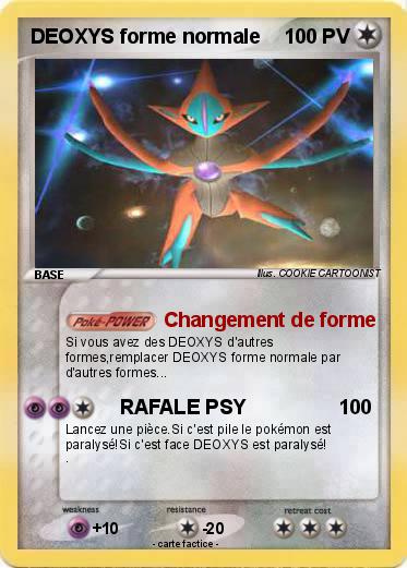 Pokemon DEOXYS forme normale