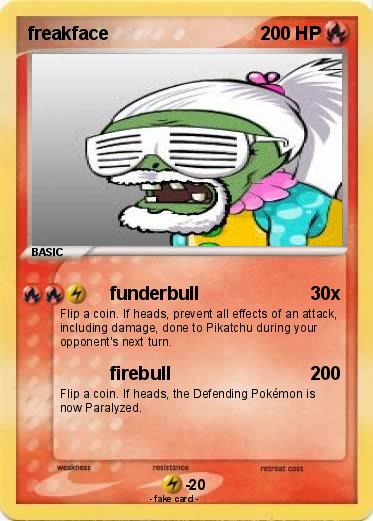 Pokemon freakface