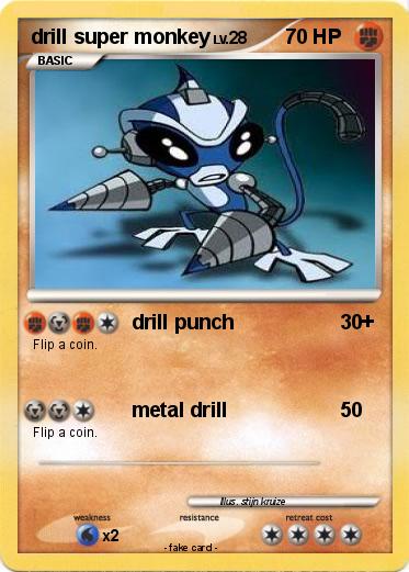 Pokemon drill super monkey