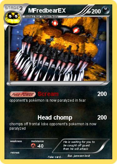 Pokemon MFredbearEX