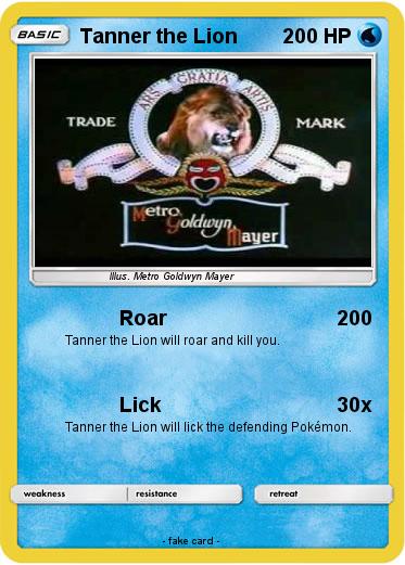 Pokemon Tanner the Lion