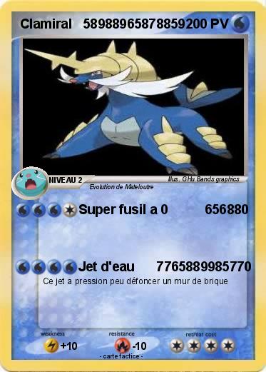 Pokemon Clamiral   58988965878859