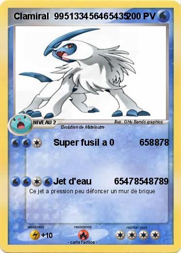 Pokemon Clamiral  995133456465435