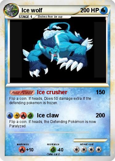 Pokemon Ice wolf