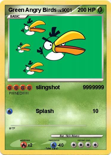 Pokemon Green Angry Birds
