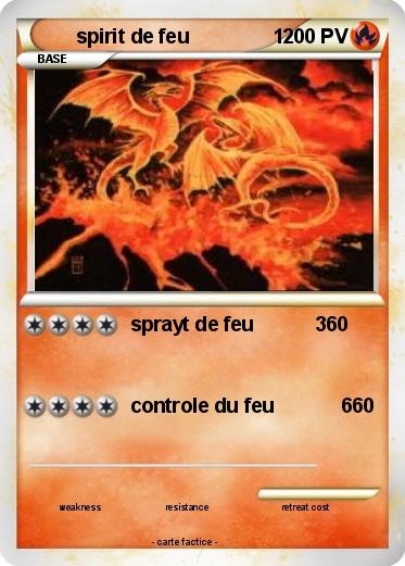 Pokemon spirit de feu               1