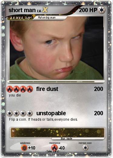 Pokemon short man