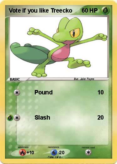 Pokemon Vote if you like Treecko