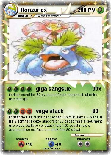 Pokemon florizar ex