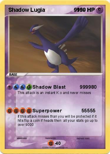Pokemon Shadow Lugia                   9999 HP