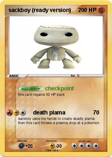 Pokemon sackboy (ready version)