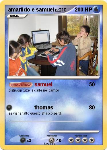 Pokemon amarildo e samuel