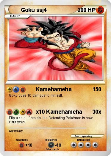 Pokemon Goku ssj4