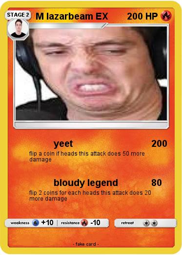 Pokemon M lazarbeam EX