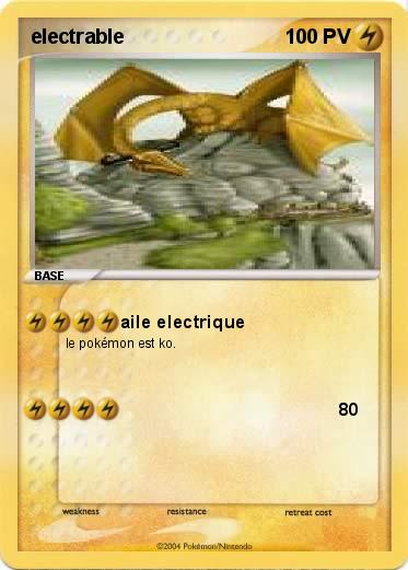 Pokemon electrable