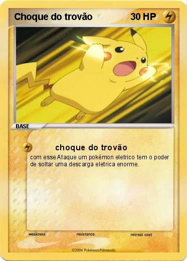 Pokemon Choque do trovão