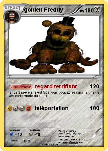 Pokemon golden Freddy