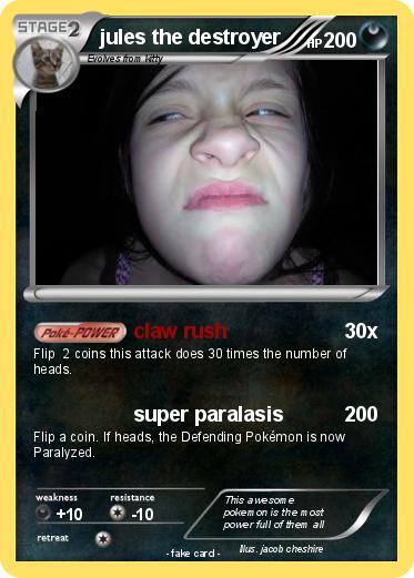 Pokemon jules the destroyer