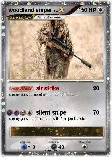 Pokemon woodland sniper