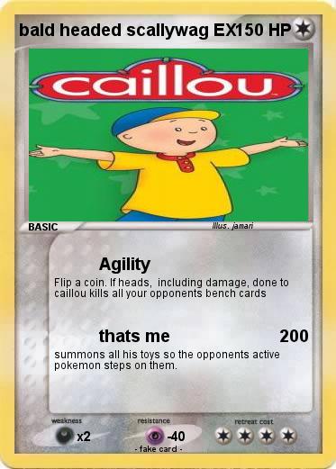 Pokemon bald headed scallywag EX