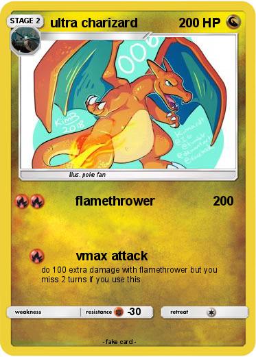 Pokemon ultra charizard