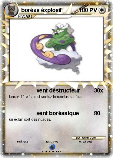Pokemon boréas éxplosif