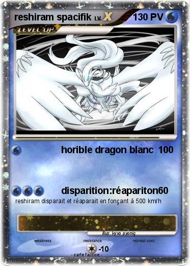 Pokemon reshiram spacifik