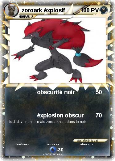 Pokemon zoroark éxplosif